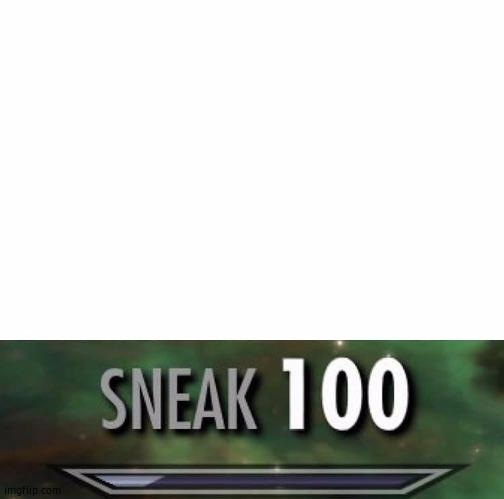 Sneak 100 | image tagged in sneak 100 | made w/ Imgflip meme maker