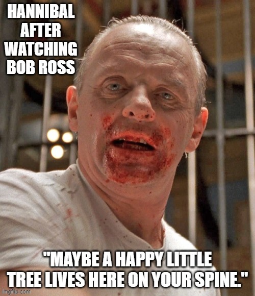 Hannibal Ross | image tagged in painting,horror | made w/ Imgflip meme maker