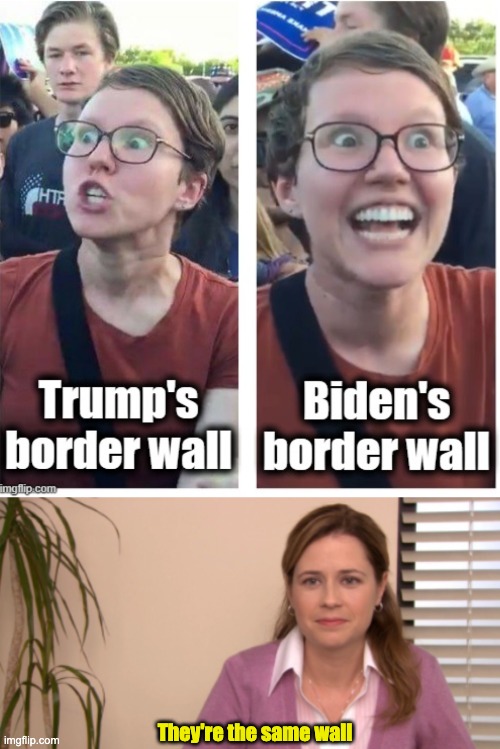 They're the same wall | image tagged in they're the same picture | made w/ Imgflip meme maker