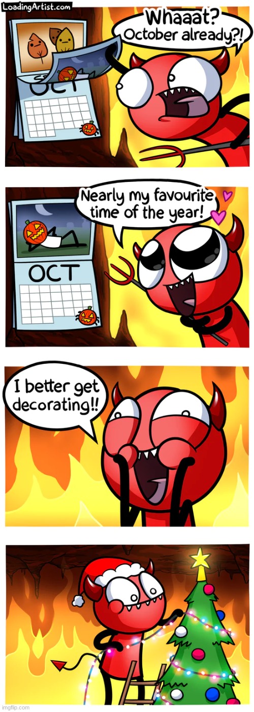 that's why he's the devil... | image tagged in comics,devil | made w/ Imgflip meme maker
