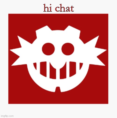 eggman's announcement temp | hi chat | image tagged in eggman's announcement temp | made w/ Imgflip meme maker