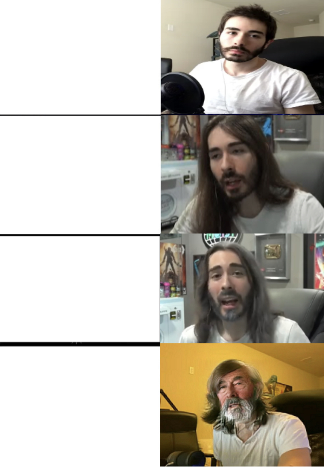 High Quality Old Charlie Blank Meme Template