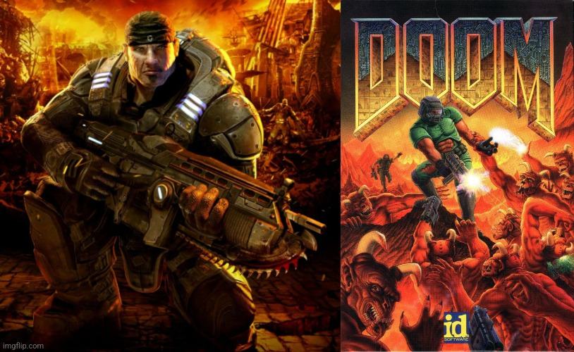 image tagged in doom 1993 cover art | made w/ Imgflip meme maker