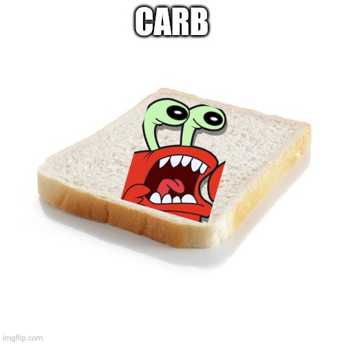 A slice of bread | CARB | image tagged in a slice of bread | made w/ Imgflip meme maker