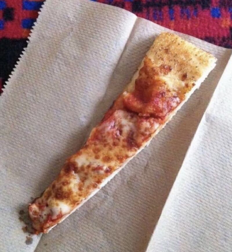 High Quality Pizza Slice Blank Meme Template