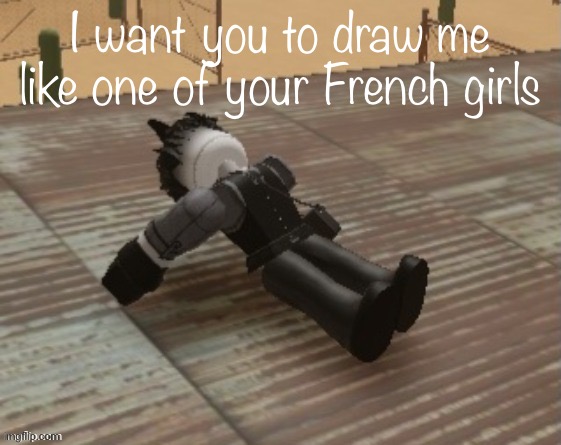 Hahahhahaha funny screenshot | I want you to draw me like one of your French girls | image tagged in funny,memes | made w/ Imgflip meme maker