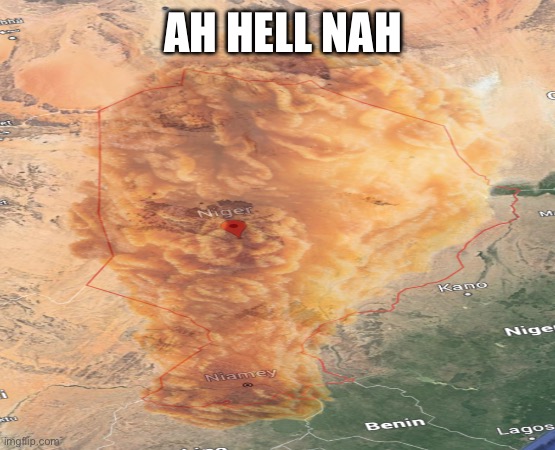 Ah hell nah | AH HELL NAH | image tagged in wtf,cursed image,africa | made w/ Imgflip meme maker