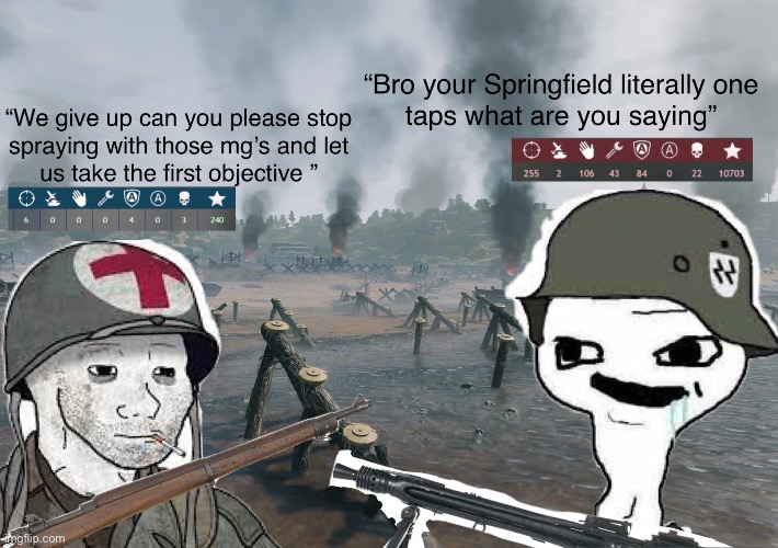Average D-day allied experience | made w/ Imgflip meme maker