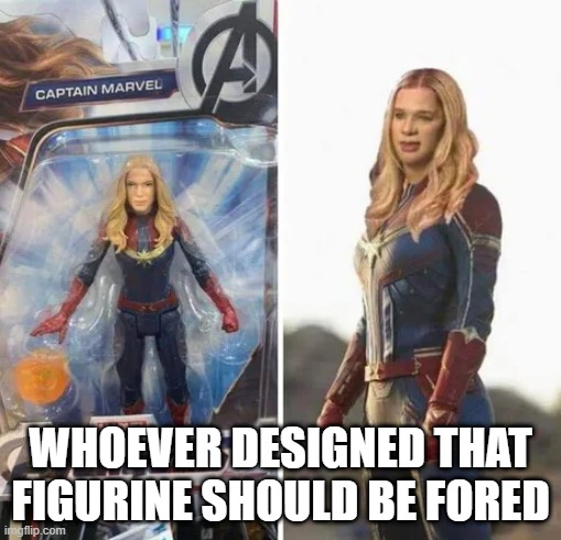 Captain White Chick | WHOEVER DESIGNED THAT FIGURINE SHOULD BE FORED | image tagged in marvel | made w/ Imgflip meme maker