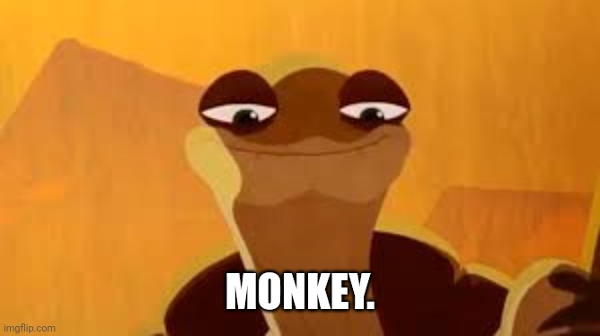 mmm monkey | MONKEY. | image tagged in mmm monkey | made w/ Imgflip meme maker