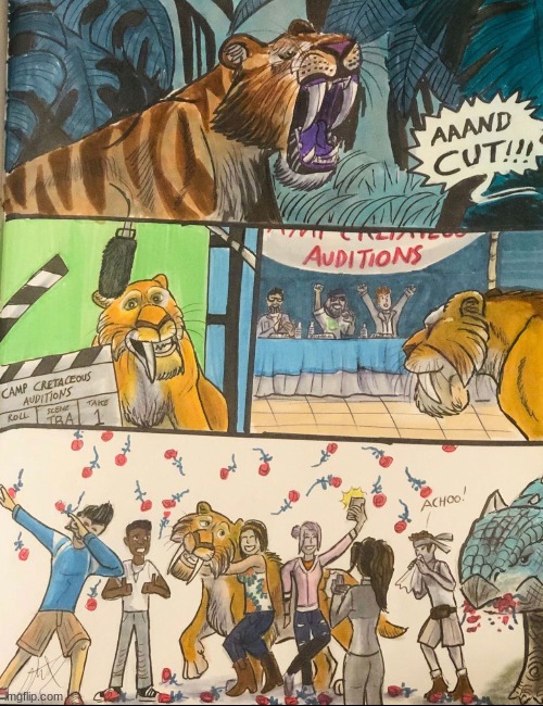 Camp Cretaceous Audition (Art by Loxodonta14) | made w/ Imgflip meme maker