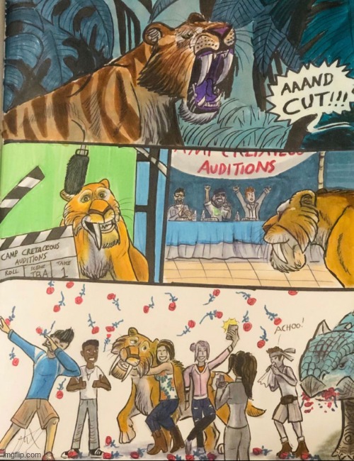 Camp Cretaceous Audition (Art by Loxodonta14) | made w/ Imgflip meme maker