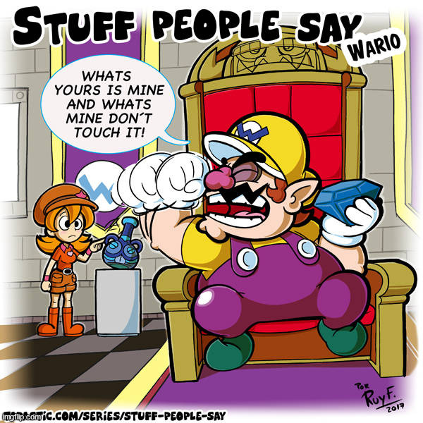 i love wario | made w/ Imgflip meme maker