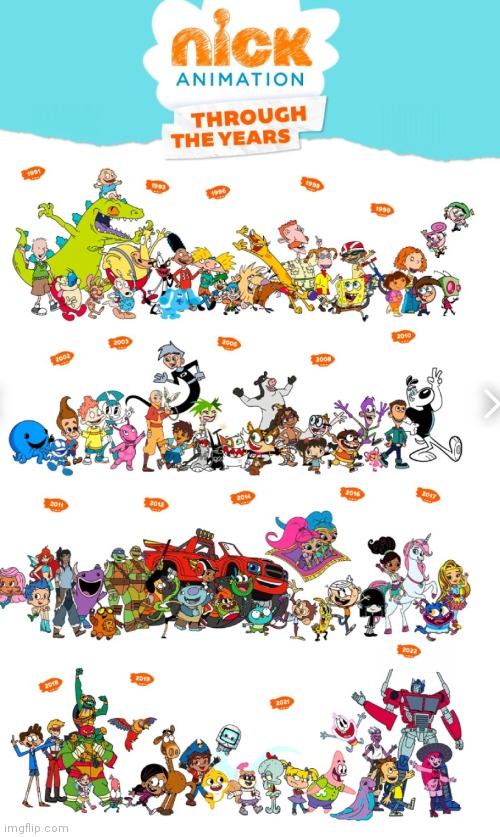Not just cartoons there Nicktoons. Evolution of Nicktoons over the years (which one is your era) | image tagged in nicktoons evolution,nickelodeon,nickelodeon history,cartoons,generations of nick,which one is your era | made w/ Imgflip meme maker