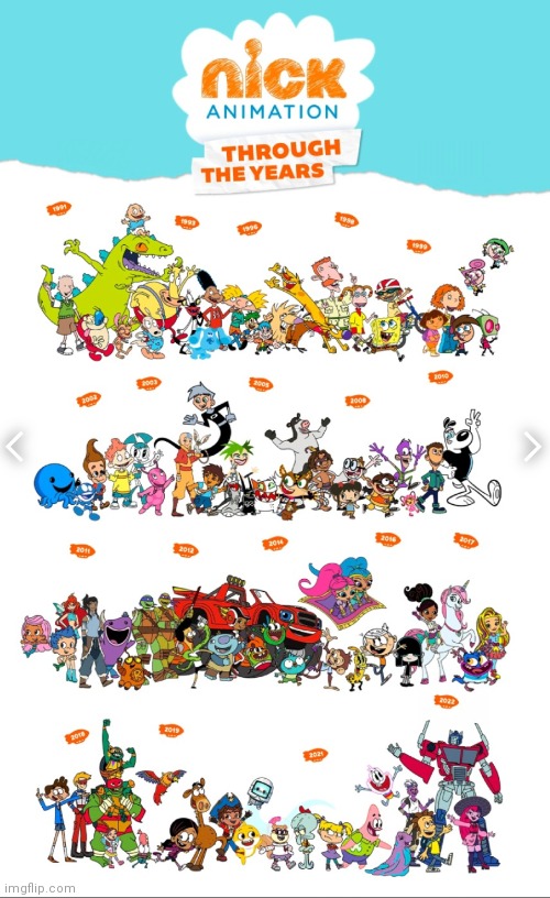 Not just cartoons there Nicktoons. Evolution of Nicktoons over the years (which one is your era) | image tagged in nickelodeon,nicktoons,generations of nick,evolution of nicktoons throughout the years | made w/ Imgflip meme maker