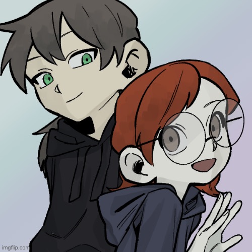 Me and Mask!(i did my best darling ok) | image tagged in picrew,love,romance | made w/ Imgflip meme maker