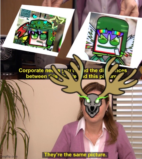The Nowhere king doesn't get it. | image tagged in memes,they're the same picture,centaurworld,numberblocks | made w/ Imgflip meme maker