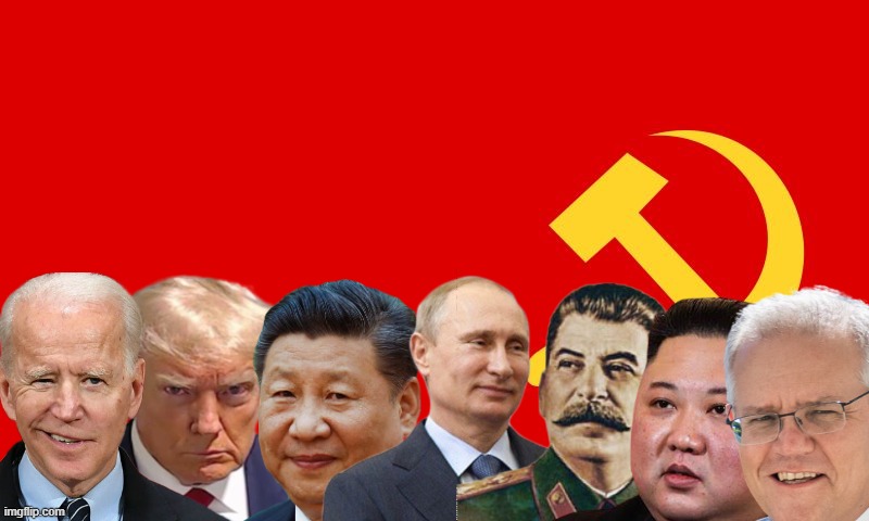 political familly reunions be like | image tagged in why isn't the communist flag hate speech | made w/ Imgflip meme maker