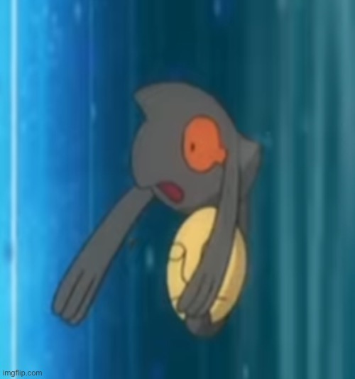 Yamask but mouth open | image tagged in yamask but mouth open | made w/ Imgflip meme maker