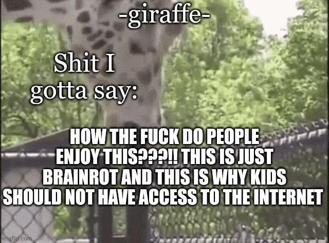 -giraffe- - Imgflip