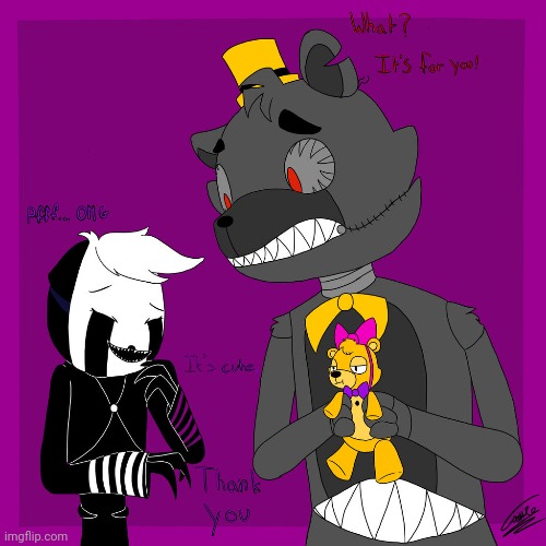 I FNAFING REFUSE TO ALLOW MYSELF TO BE SHIPPED WITH A ANNOYING AHH BEAR! >:( | made w/ Imgflip meme maker