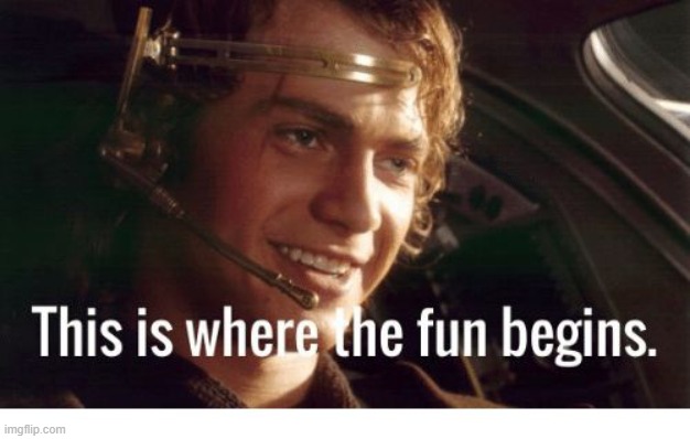 This is where the fun begins | image tagged in this is where the fun begins | made w/ Imgflip meme maker