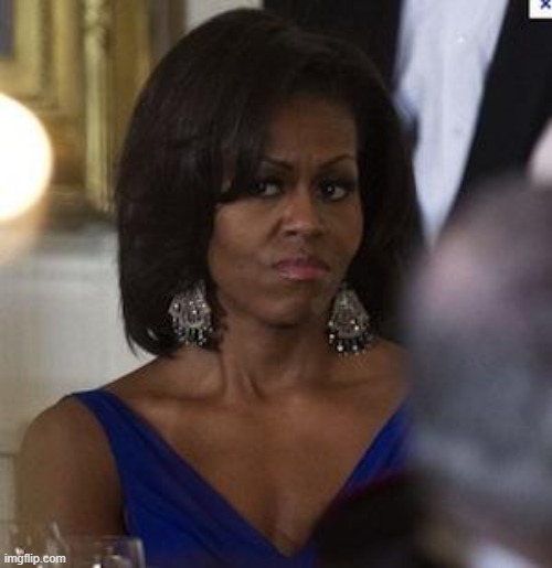 Michelle Obama side eye | image tagged in michelle obama side eye | made w/ Imgflip meme maker