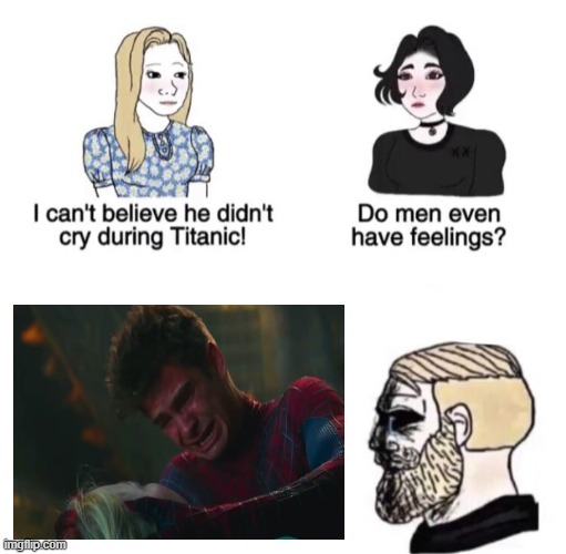 Chad crying | image tagged in chad crying | made w/ Imgflip meme maker