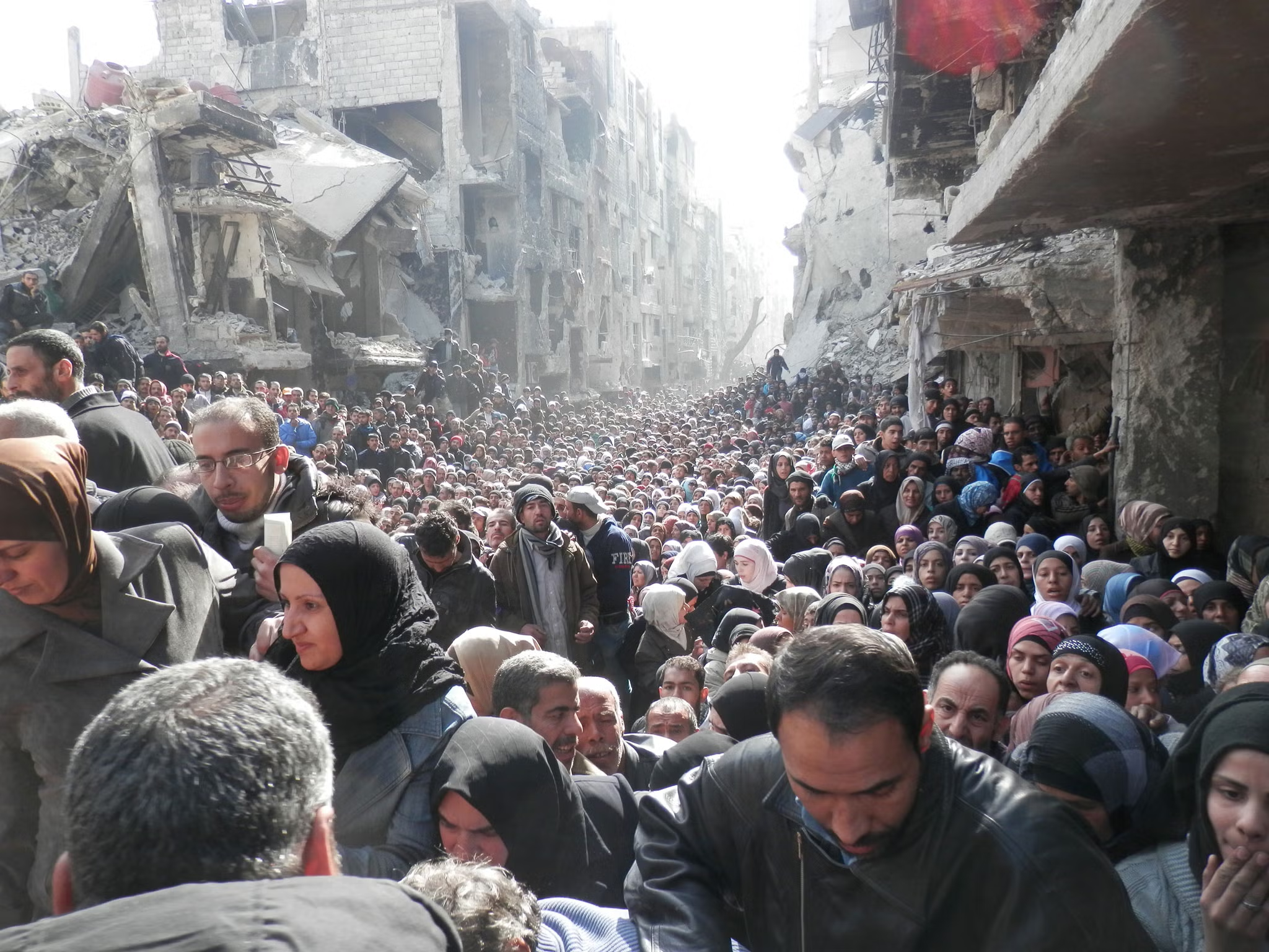 Yarmouk, Syria under Assad's Genocide Blank Meme Template