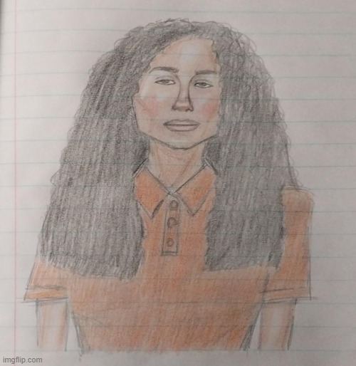 Latina From My Country (Hispanic Heritage Month Redraw) | image tagged in drawings,color,latina,hispanic heritage month,tiktok | made w/ Imgflip meme maker