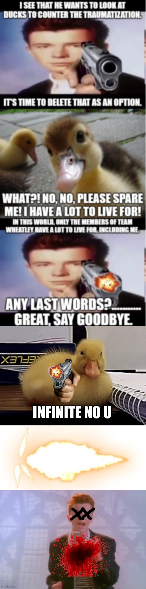 Rick Astley Got Trolled, it was a Deadly Duck. - Imgflip