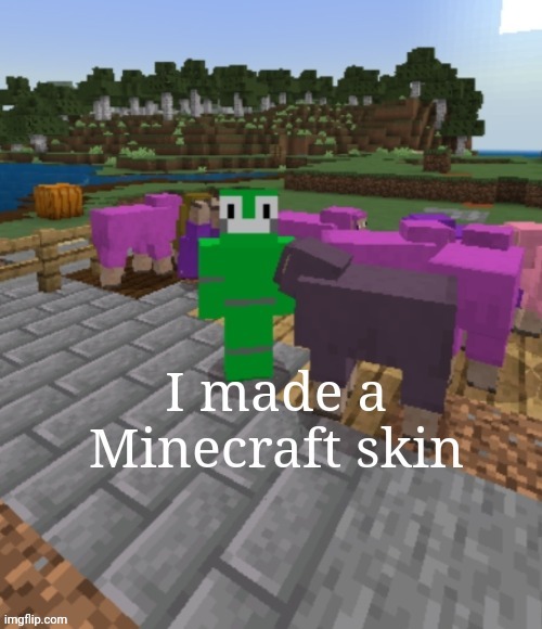 :D | image tagged in bubtheanimotronic's minecraft skin | made w/ Imgflip meme maker