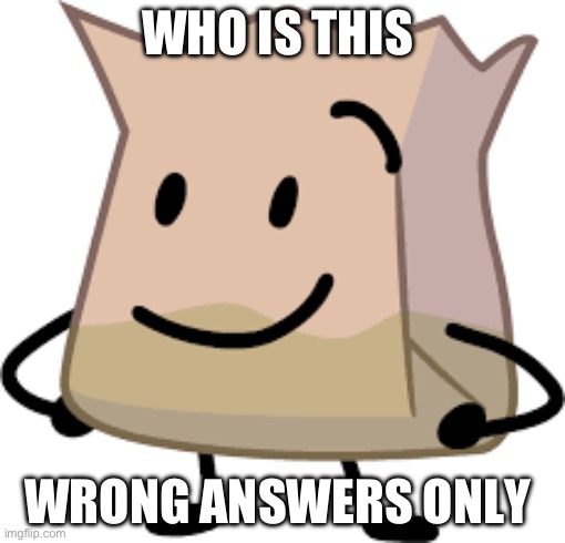 Barf bag | WHO IS THIS; WRONG ANSWERS ONLY | image tagged in barf bag | made w/ Imgflip meme maker