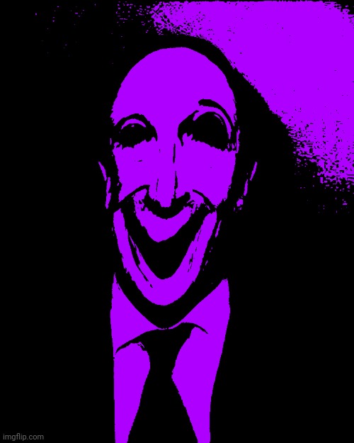 FNAF VHS Purple Guy | image tagged in fnaf vhs purple guy | made w/ Imgflip meme maker