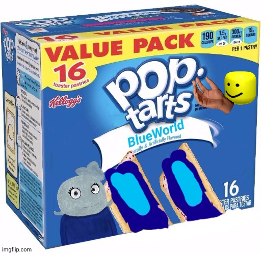 Consume the blueberry dipped in Chocolate flavored BlueWorld pop-tart | made w/ Imgflip meme maker