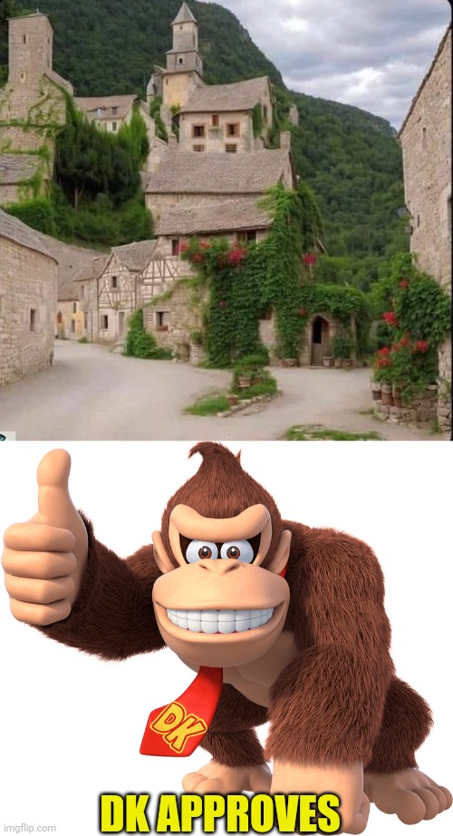 WHEN ARCHITECTURE GETS IT RIGHT | DK APPROVES | image tagged in donkey kong,video games | made w/ Imgflip meme maker