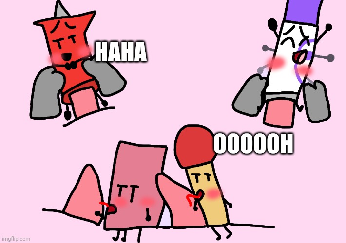 BFB RULE 34 V3 | HAHA; OOOOOH | image tagged in bfb rule 34 v3,bfb,tpot,rule 34,oc,fanart | made w/ Imgflip meme maker