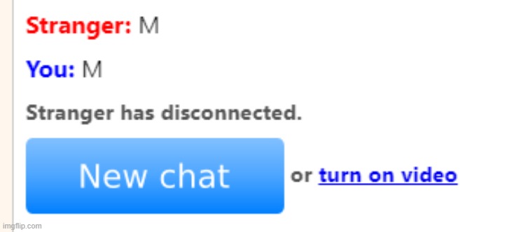 classic Omegle | made w/ Imgflip meme maker