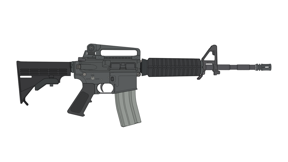 Colt M4A1 Carbine Blank Meme Template