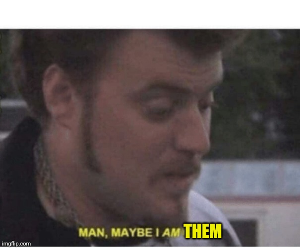 maybe i am gay | THEM | image tagged in maybe i am gay | made w/ Imgflip meme maker