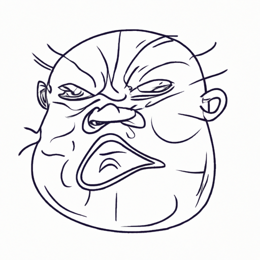 High Quality Sour face Blank Meme Template