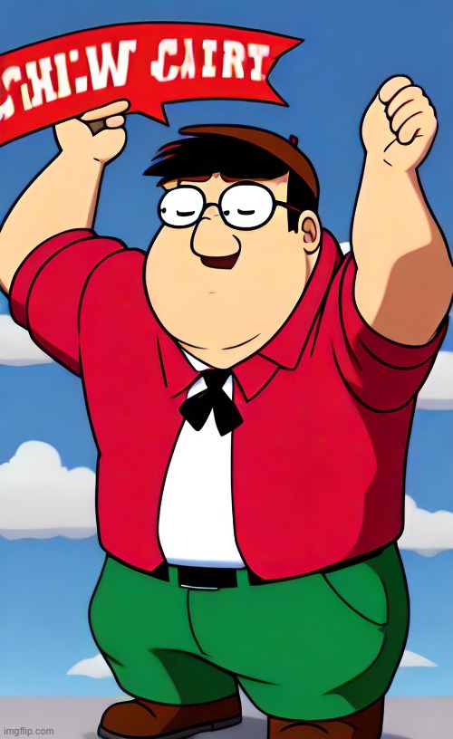 Peter Griffin but generated by Dream AI | made w/ Imgflip meme maker