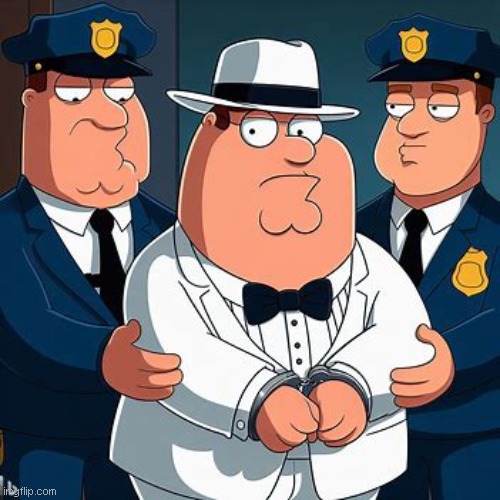 After a long time peter griffin and his gang has finally been captured... 5/07/10 | made w/ Imgflip meme maker