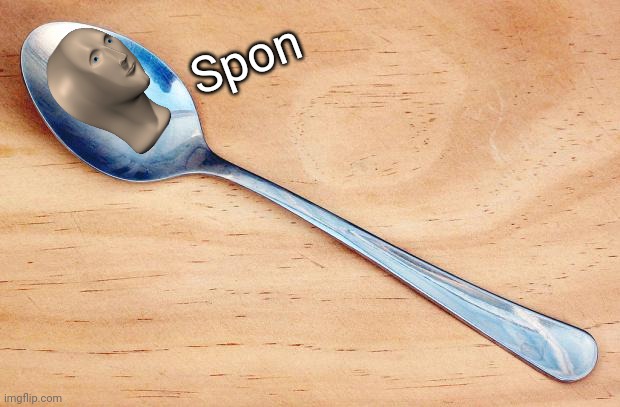 Spoon | Spon | image tagged in spoon | made w/ Imgflip meme maker