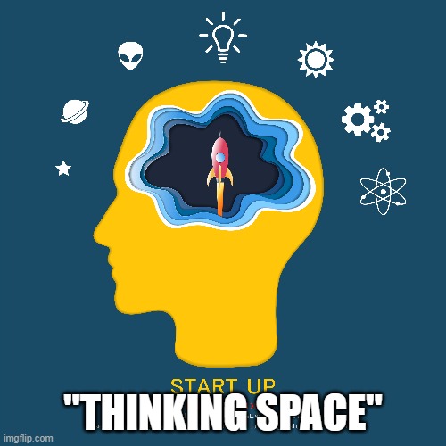 thinking space found | "THINKING SPACE" | image tagged in geometry dash | made w/ Imgflip meme maker