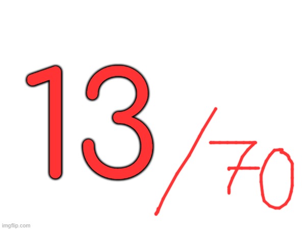 13 | made w/ Imgflip meme maker