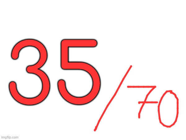 35 | made w/ Imgflip meme maker