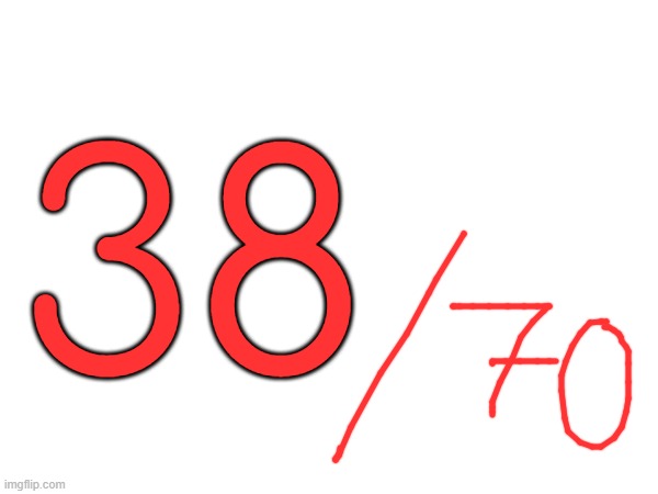 38 | made w/ Imgflip meme maker