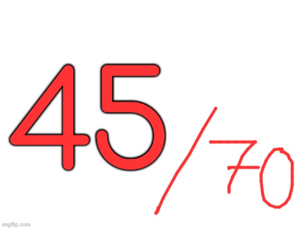 45 | made w/ Imgflip meme maker