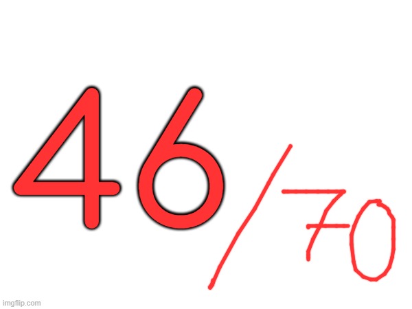 46 | made w/ Imgflip meme maker
